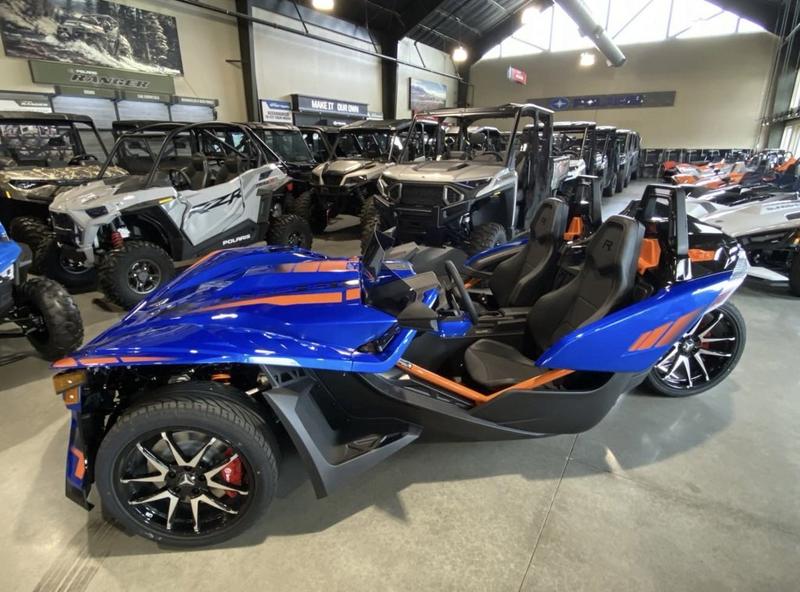 New 2024 Polaris Slingshot® R AutoDrive Radar Blue - Image 4