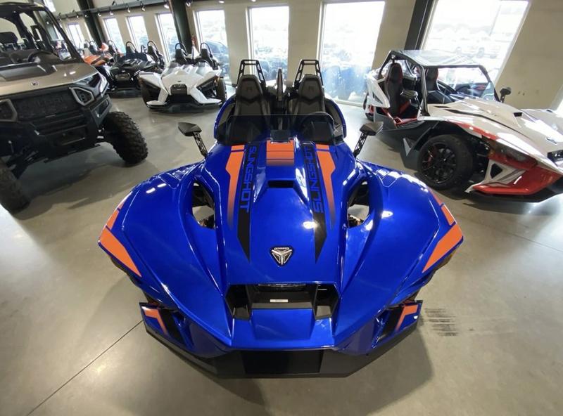 New 2024 Polaris Slingshot® R AutoDrive Radar Blue - Image 9