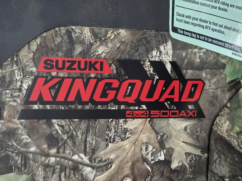 2025 Suzuki KingQuad 500AXi Power Steering SE Camo – 493cc 4WD Utility ATV - Image 10