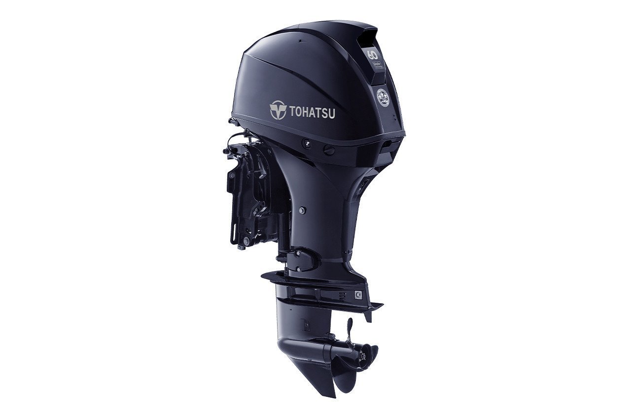 Tohatsu MFS60AETL 60HP Outboard Motor – EFI Power Tilt 20-Inch Shaft